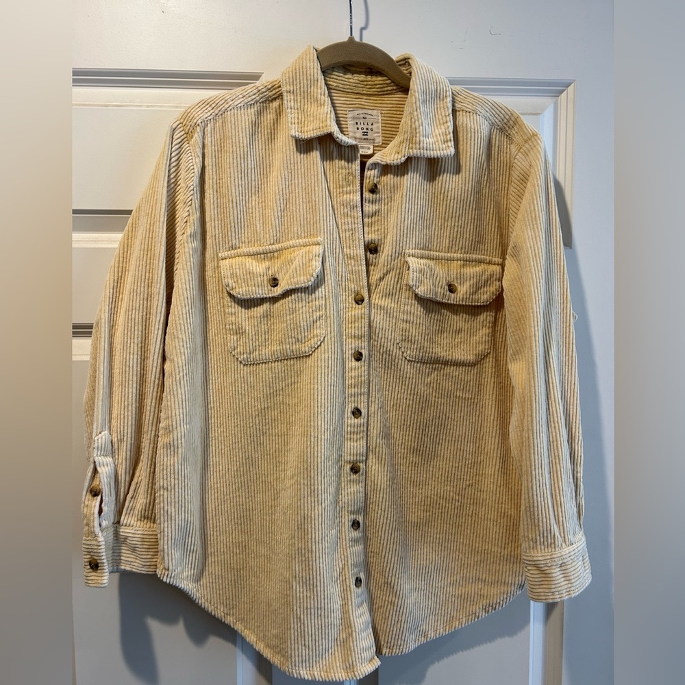 Corduroy Button-Up Shirt